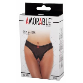 Chilot Amorable Open Eliza Negru S-L
