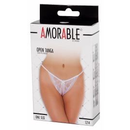 Chilot Amorable Open Emma Alb S-L