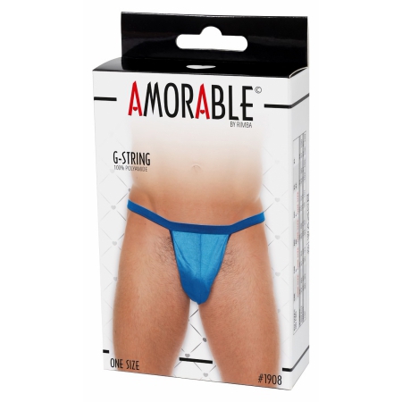 Chilot Amorable Thong Albastru S-L