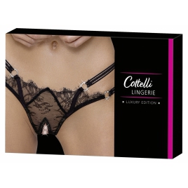 Chilot Decupat Cottelli Collection Agatha Negru M-L