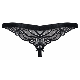 Chilot Decupat Obsessive 828-THC Negru S-M