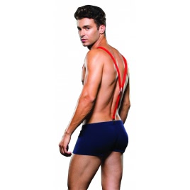 Chilot Fireman Trunk Suspenders Negru M-L
