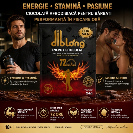 Set 12 x Ciocolată Afrodisiacă Pentru Bărbați Diblong 24g