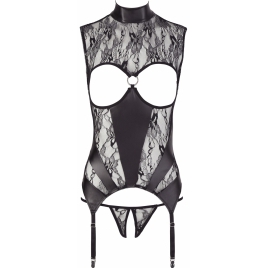 Corset Abierta Fina Leilani Negru M