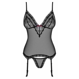 Corset Obsessive 820-COR Negru L-XL