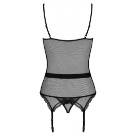 Corset Obsessive Lustella Negru S-M