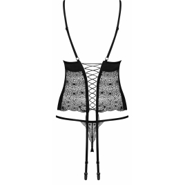 Corset Obsessive Sharlotte Negru L-XL