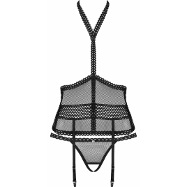 Corset Obsessive Strapelie Negru L-XL