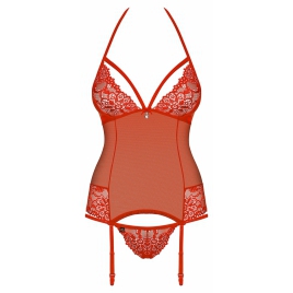 Corset Obsessive 838-COR Roșu S-M