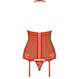 Corset Obsessive 838-COR Roșu S-M
