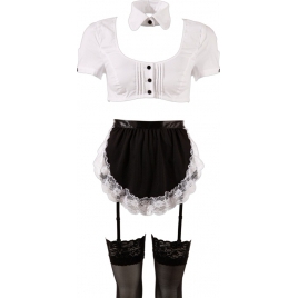 Costum Emmalyn Menajeră Cottelli Collection Negru XL
