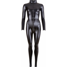 Costum Latex Cottelli Collection Jumpsuit Negru L