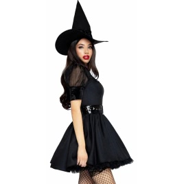 Costum Leg Avenue Bewitching Witch Negru L