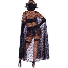 Costum Leg Avenue Seductive Vampire în Lace Negru S