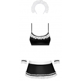 Costum Obsessive Maid Negru S-M