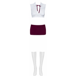 Costum Obsessive Studentă Mov S-M