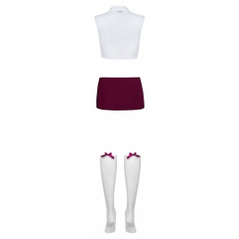 Costum Obsessive Studentă Mov S-M