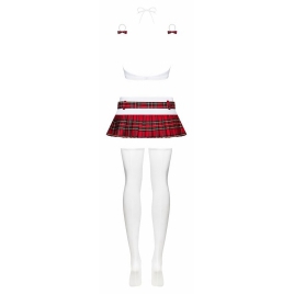 Costum Obsessive Schooly Alb L-XL
