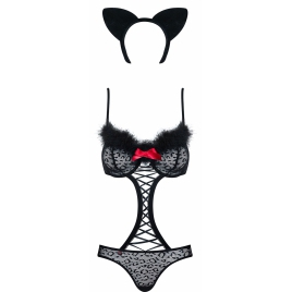 Costum Obsessive Gepardina Negru S-M