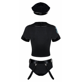 Obsessive Police Negru S-M