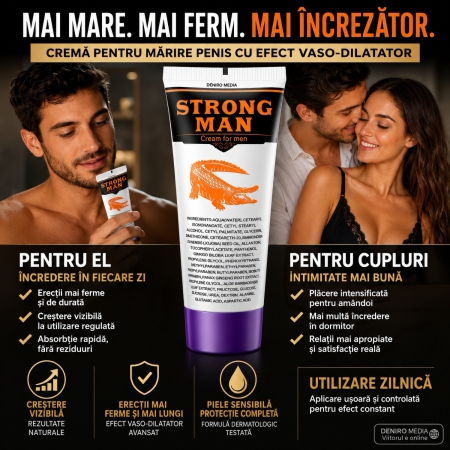 Cremă Mărire Penis Strong Man 50ml