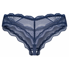 Crotchless Thong Obsessive Nightly Albastru M-L