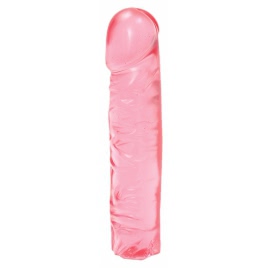 Crystal Jellies Dildo Classic 20.3cm Roz DDS