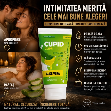 Cupid Glide Aloe Vera Lubricant 60ml