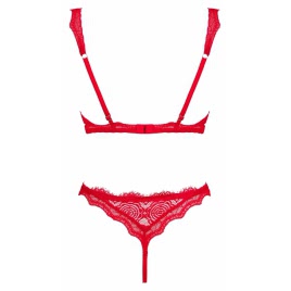 Set Obsessive Bergamore Roșu XS-S