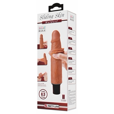 Vibrator Realist Pretty Love Sliding Skin Waldorf 21cm