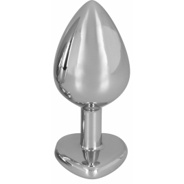 Diamond Anal Plug Medium Argintiu