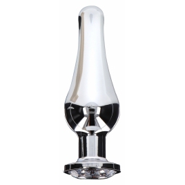 Plug Anal Diamond Bijou Large Argintiu