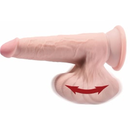 Dildo 3D Cu Testicule 24cm