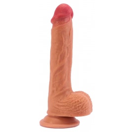 Dildo 21.5cm Dual-Layered Natural DDS