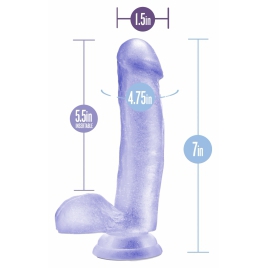 Dildo Cu Ventuză B Yours Sweet N Hard 1 Transparent