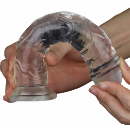 Dildo Flawless Clear 17.8cm Transparent