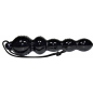 Dildo Globular Anal Negru