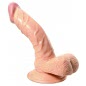Dildo Flexibil Montabil Pe Perete Natural