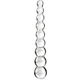 Dildo Sticla Transparent Pentru Stimulare Anala
