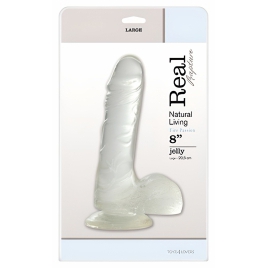 Dildo Jelly Real Rapture 23 cm Transparent