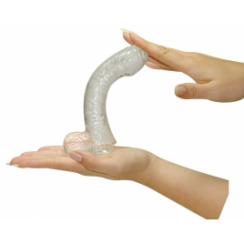 Dildo Lazy 17cm Transparent