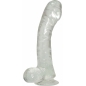 Dildo Lazy 17cm Transparent
