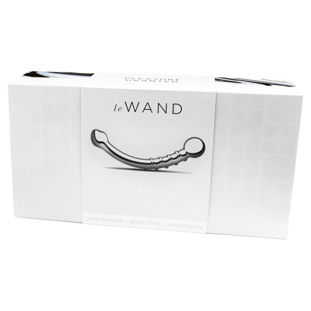 Dildo Metal Le Wand Stainless Steel Bow Argintiu