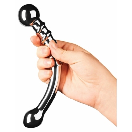 Dildo Metal Le Wand Stainless Steel Bow Argintiu