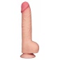 Dildo Realist LoveToy 24cm TPE Dual Density Ventuză