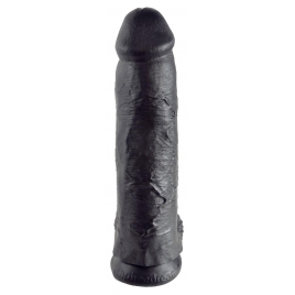 Dildo Realistic 30.5 cm Cu Testicule Negru