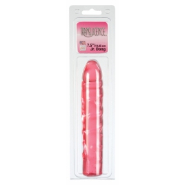 Dildo Translucence Jr Dong 19cm Roșu