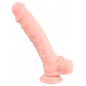 Dildo Ventuza Medical Silicone 24cm Natural