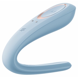 Satisfyer Double Classic Vibrator Cuplu Reîncărcabil