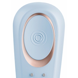 Satisfyer Double Classic Vibrator Cuplu Reîncărcabil Albastru